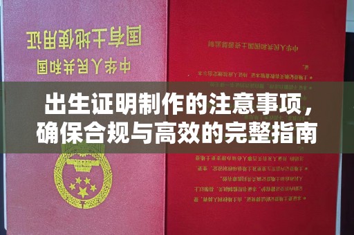 米脂出生证明制作的注意事项，确保合规与高效的完整指南