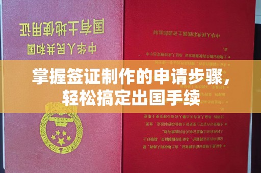 米脂掌握签证制作的申请步骤，轻松搞定出国手续